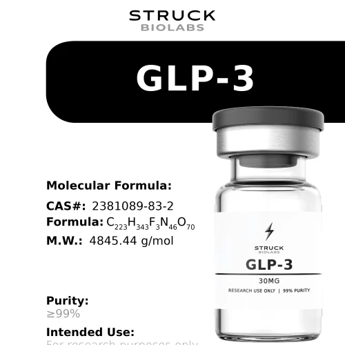 GLP-3 30mg research vial